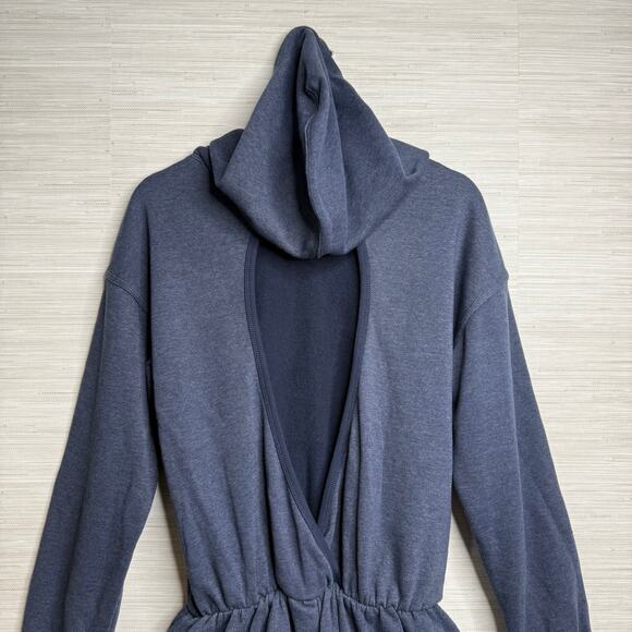 Free People romper hooded activewear cutout back onesie jumpsuit workout XS - Picture 7 of 12